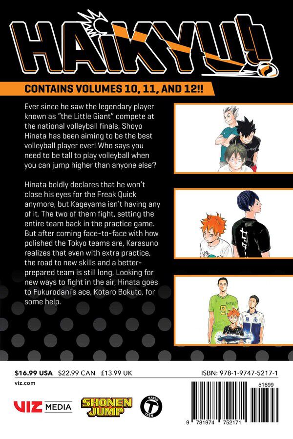 Haikyu!! 3-in-1 Edition Manga Volume 4 image number 1